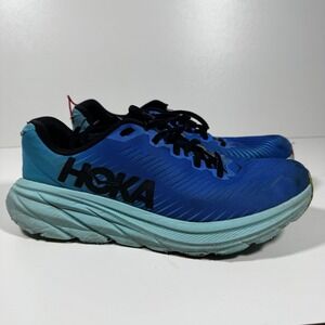 HOKA One One Rincon 3 Men's Running Sneaker Blue 10 10D Athletic Outdoor Workout